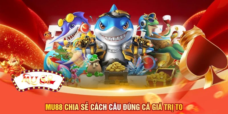 MU88 chia sẻ cách câu đúng cá giá trị to