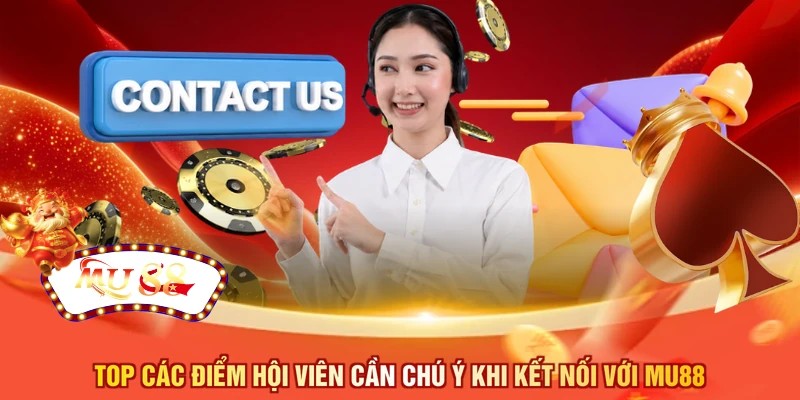 Top các điểm hội viên cần chú ý khi kết nối với MU88